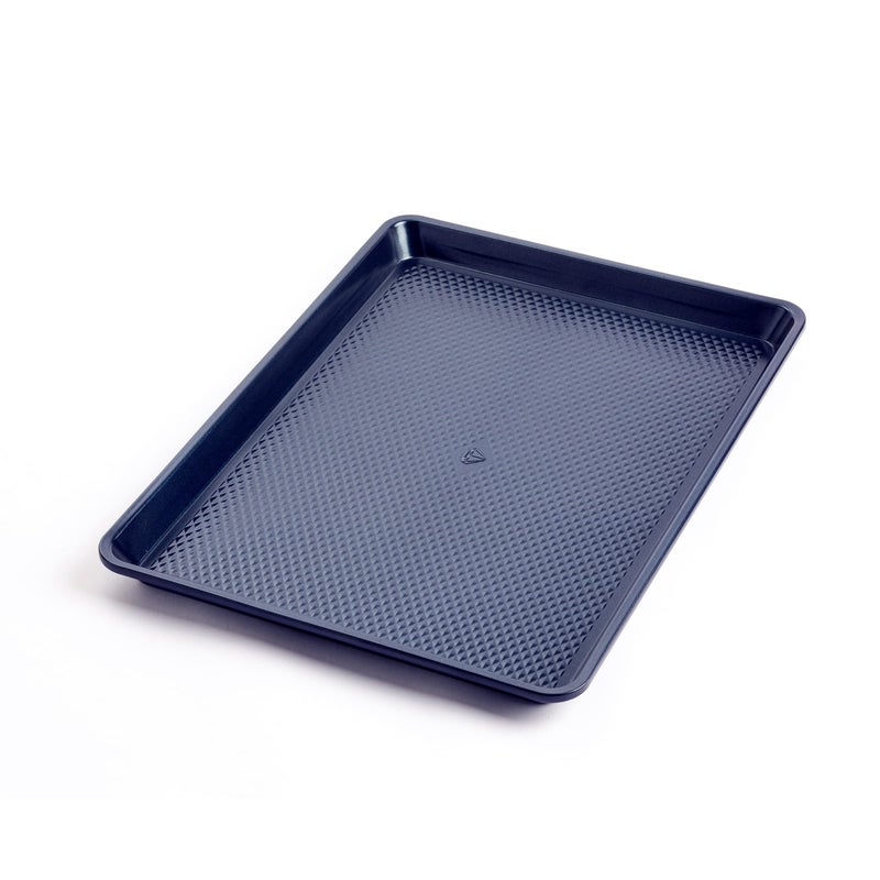 Blue Diamond Bakeware Diamond Infused Ceramic Nonstick, 18" x 13" Half Cookie Sheet Baking Pan, Dishwasher and Freezer Safe, PFAS-Free, Blue - Image 1